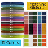 GH® Whelping Collars & Matching ID Stickers (15 Color)
